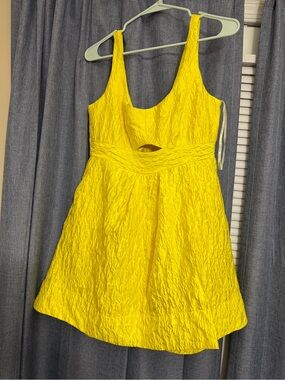 Sheike Yellow' Summer Dress - Sleeveless Cutout 10